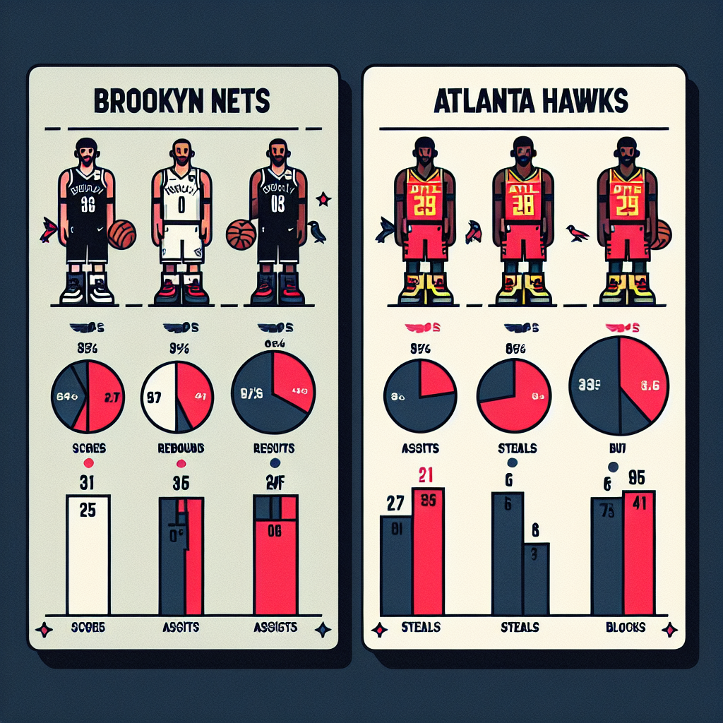 бруклин нетс – атланта хокс сравнение статистики игроков