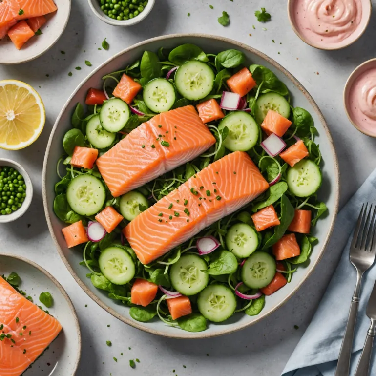 Искусство создания идеальных салатов: свежесть и вкус в каждом кусочке