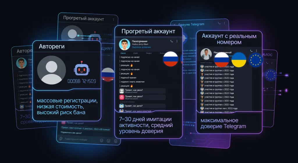 Как купить телеграм-аккаунты без риска бана: автореги, прогрев и аккаунты с номером
