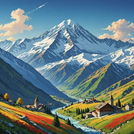 География Кавказа: Тайны, Культура и Символика Флага Кавказа